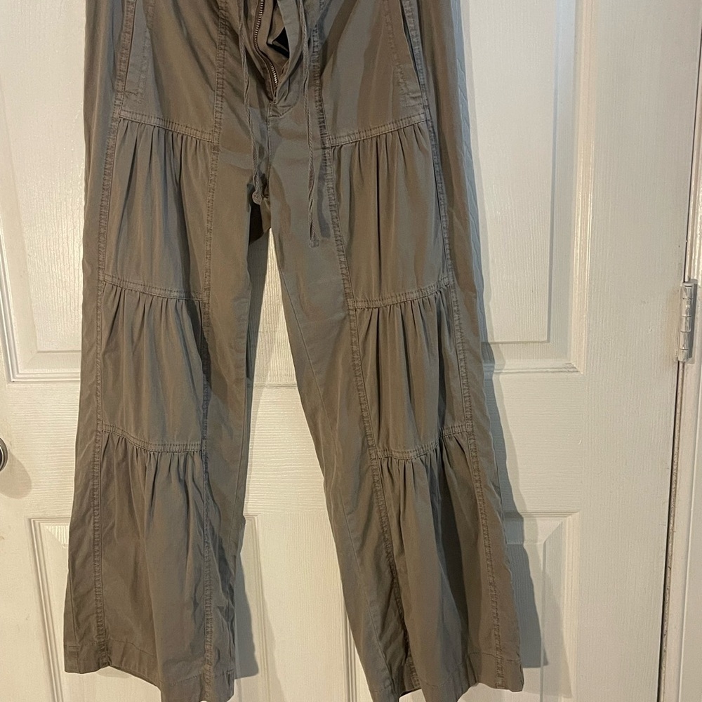 Soft Surroundings Taupe Drawstring Pants - Picture 2 of 9